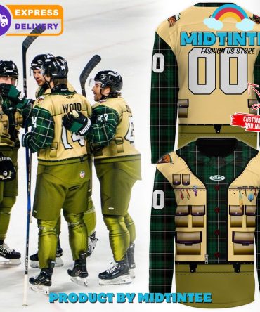 Utah Grizzlies “Fishing Night” Hockey Jersey