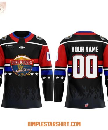 Utah Grizzlies Guns N' Hoses Hockey Jersey