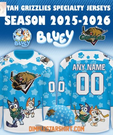Utah Grizzlies X Bluey Season 2025 26 Jersey