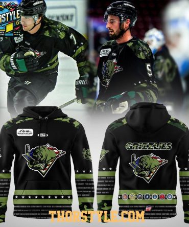 Utah Grizzlies X Military Appreciation Night 2026 Hoodie T-Shirt