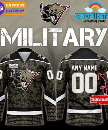 Utah Grizzlies X Military Memorial Day 2025 Hockey Jersey