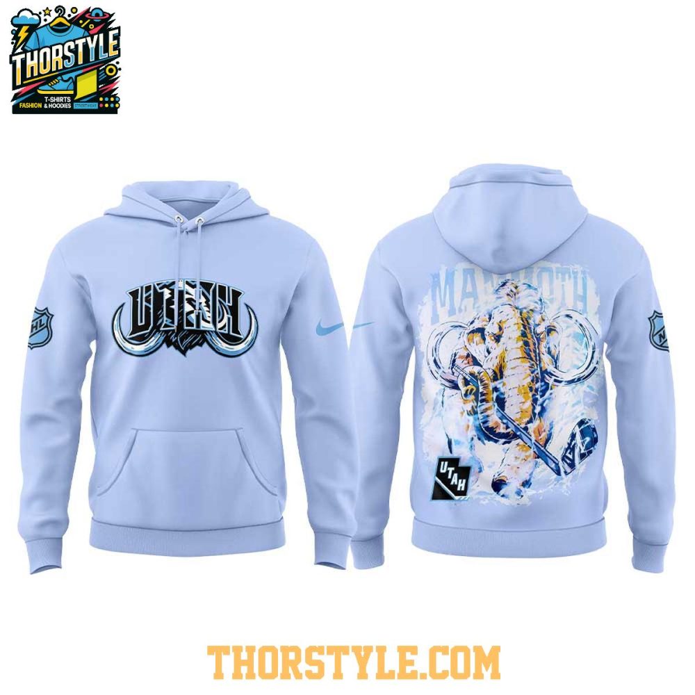 Utah Mammoth 2025 Counterpoint Woodngrail Nhl Team Hoodie T-Shirt - Image 2