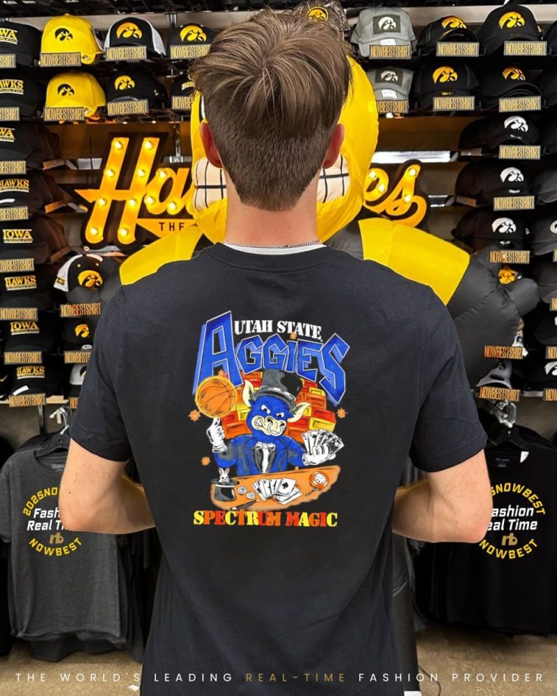 Utah State Aggies Spectrum Magic Mascot 2026 Shirt - Image 2