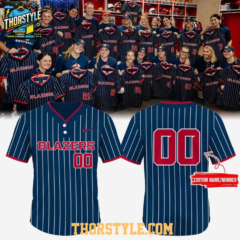 Utah Tech Trailblazers Softball 2026 Personalized Baseball Jersey