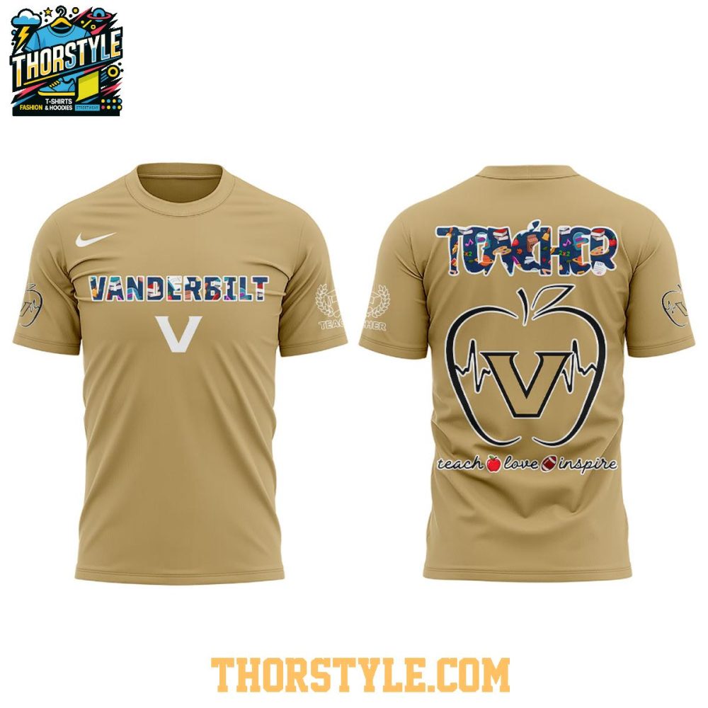 Vanderbilt Commodores Teachers 2025 Day Of Appreciation Hoodie T-Shirt - Image 4