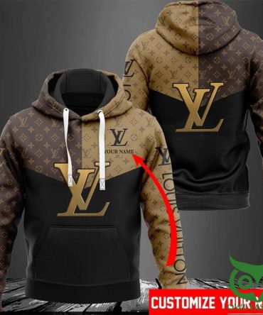 Customized Luxury Louis Vuitton With Logo Center Tshirt And 3D Shirt
