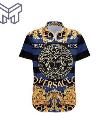 Versace Shirt Versace Hawaiian Shirt Button Shirt–Mura122204