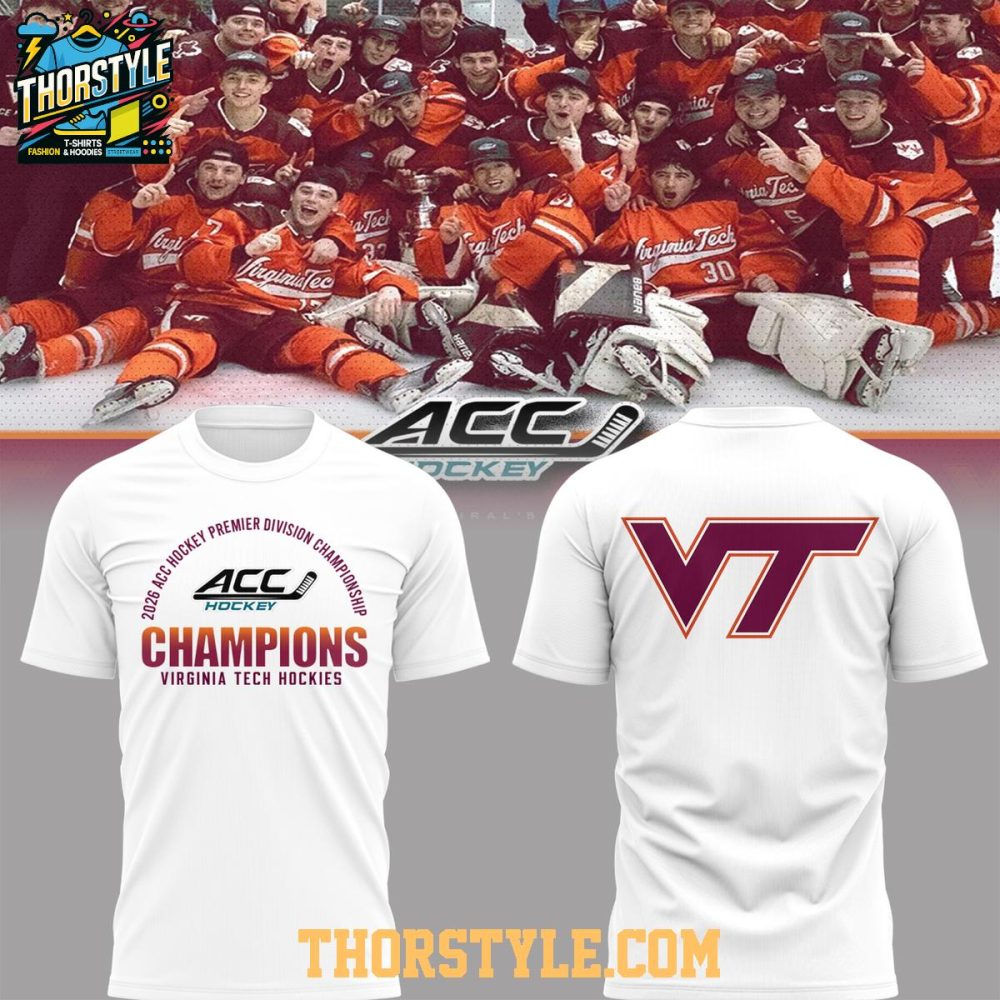 Virginia Tech Hokies M2 Premier Admiral Champions 2026 Hoodie T-Shirt