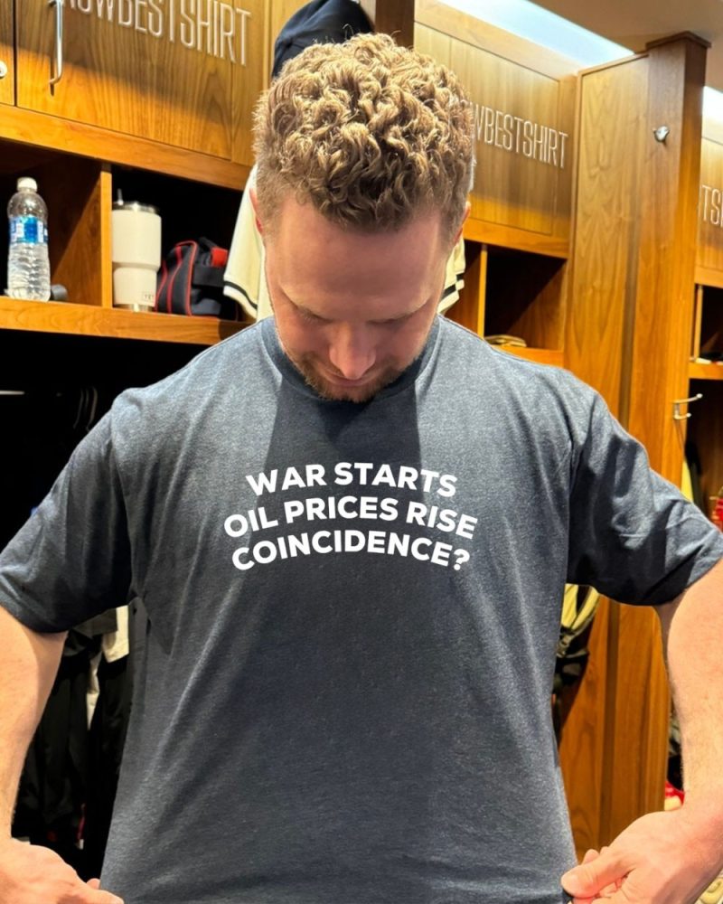 War Starts Oil Prices Rise Coincidence Shirt