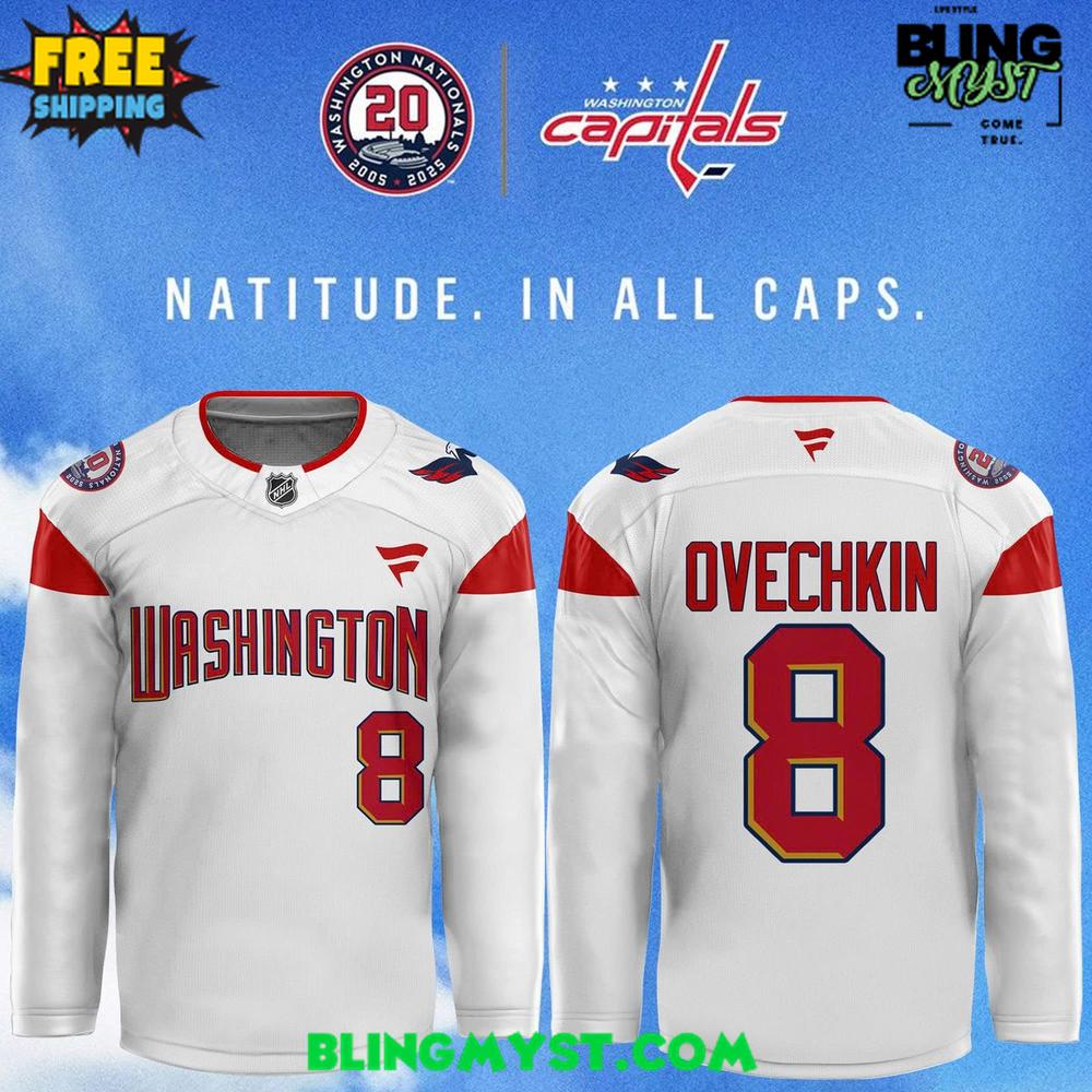 Washington Capitals 20Th Anniversary Special Hockey Jersey
