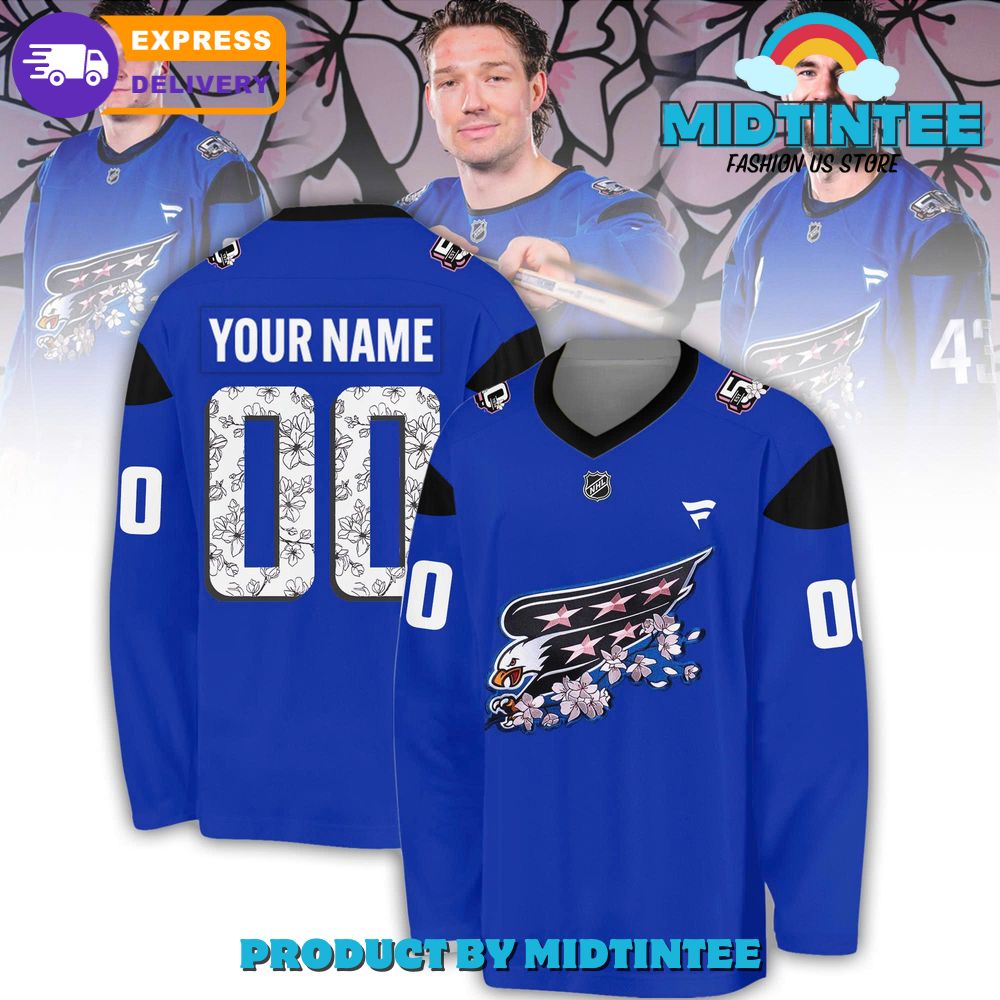 Washington Capitals Cherry Blossom New Hockey Jersey 2025