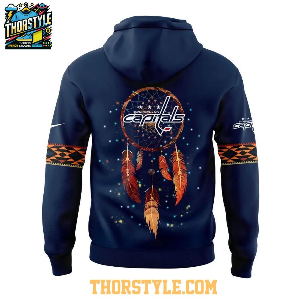 Washington Capitals Native American Heritage 2025 Our Root Hoodie T-Shirt - Image 3