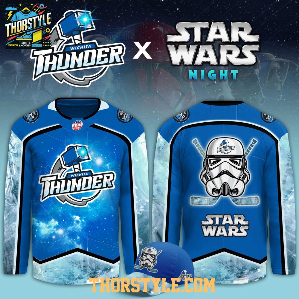 Wichita Thunder Star Wars Night 2026 Stormtrooper Hockey Jersey