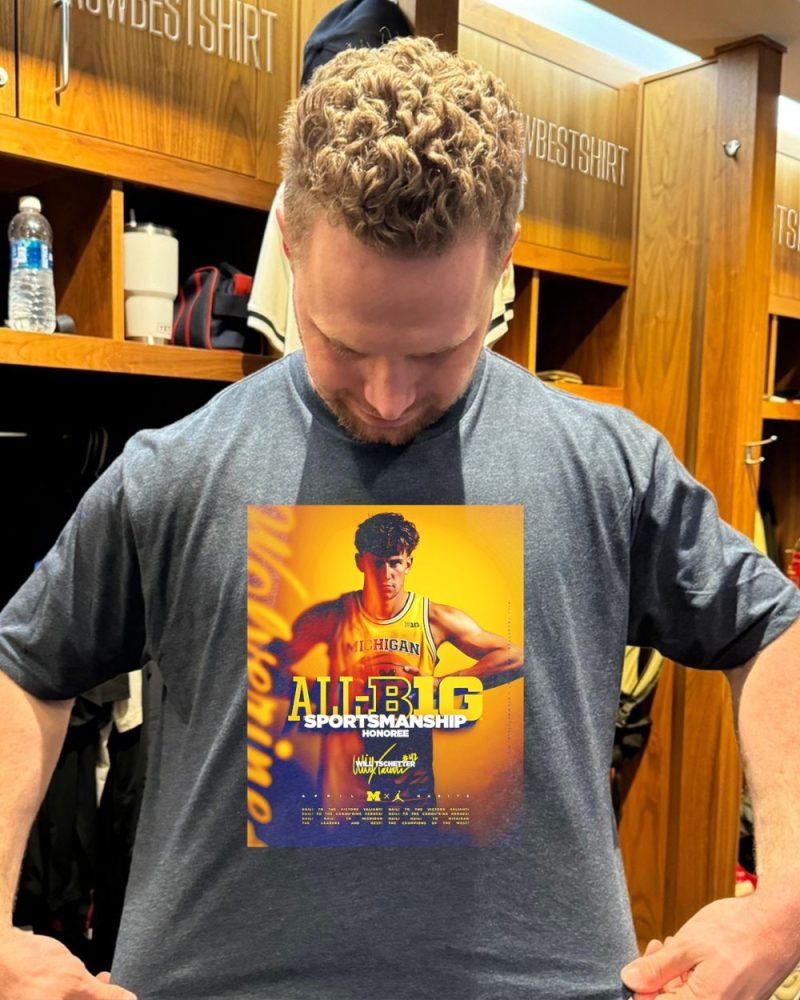 Will Tschetter All-Big Ten Sportsmanship Honoree Shirt