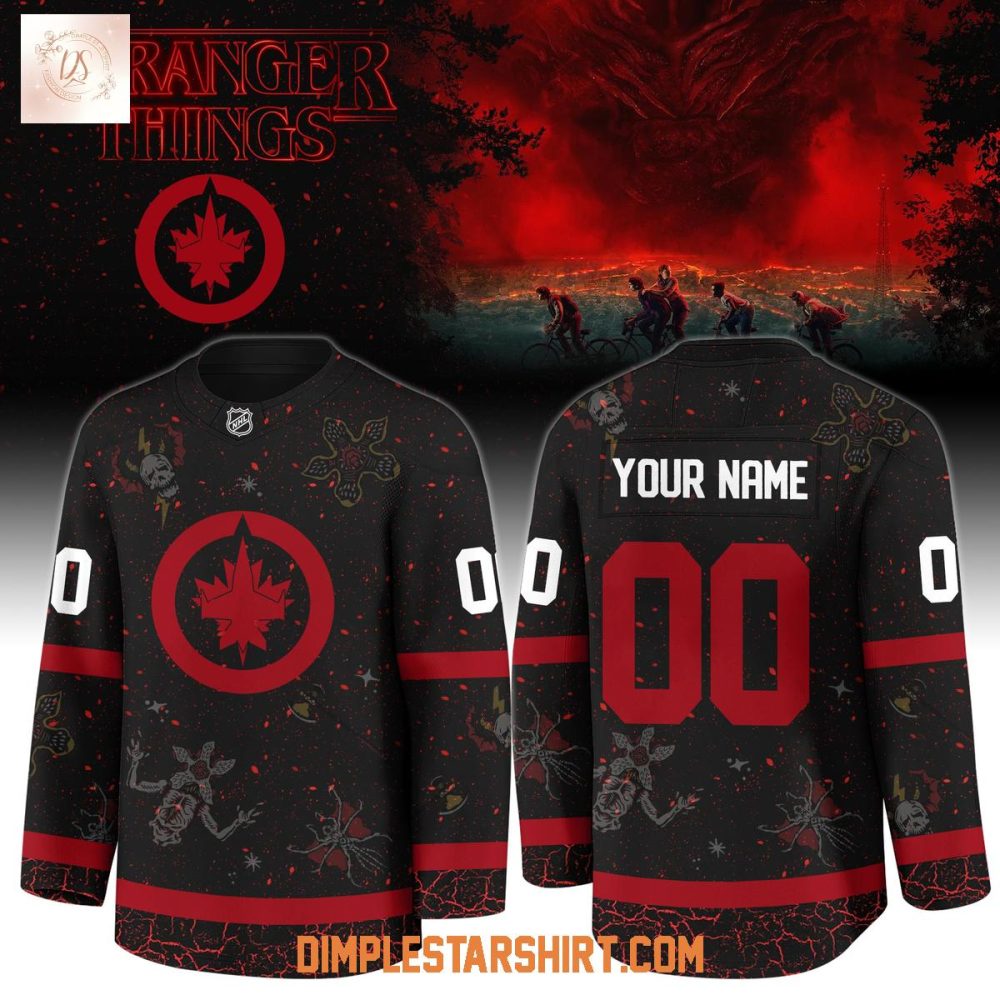 Winnipeg Jets X Stranger Things 5 Jersey