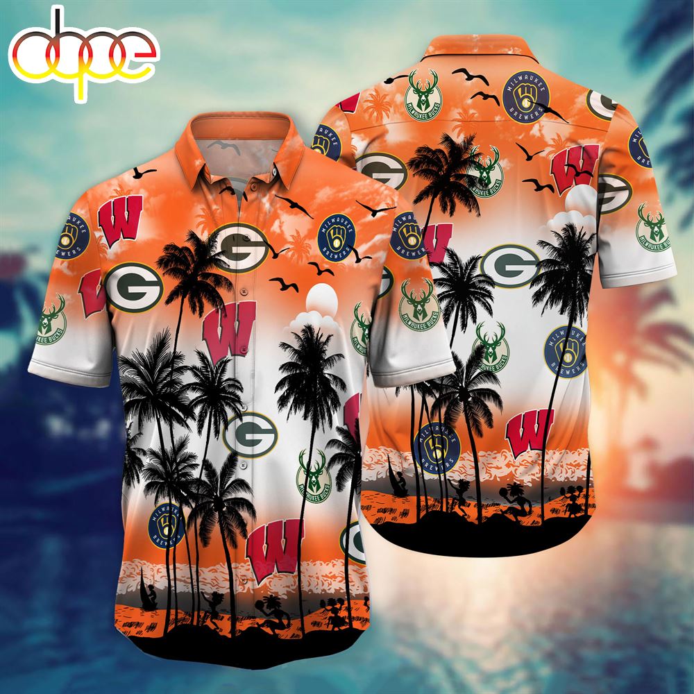 Wisconsin Sports 2024 Summer Hawaiian Shirt