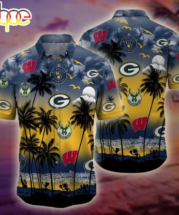 Wisconsin Sports Summer 3D Hawaiian Shirt