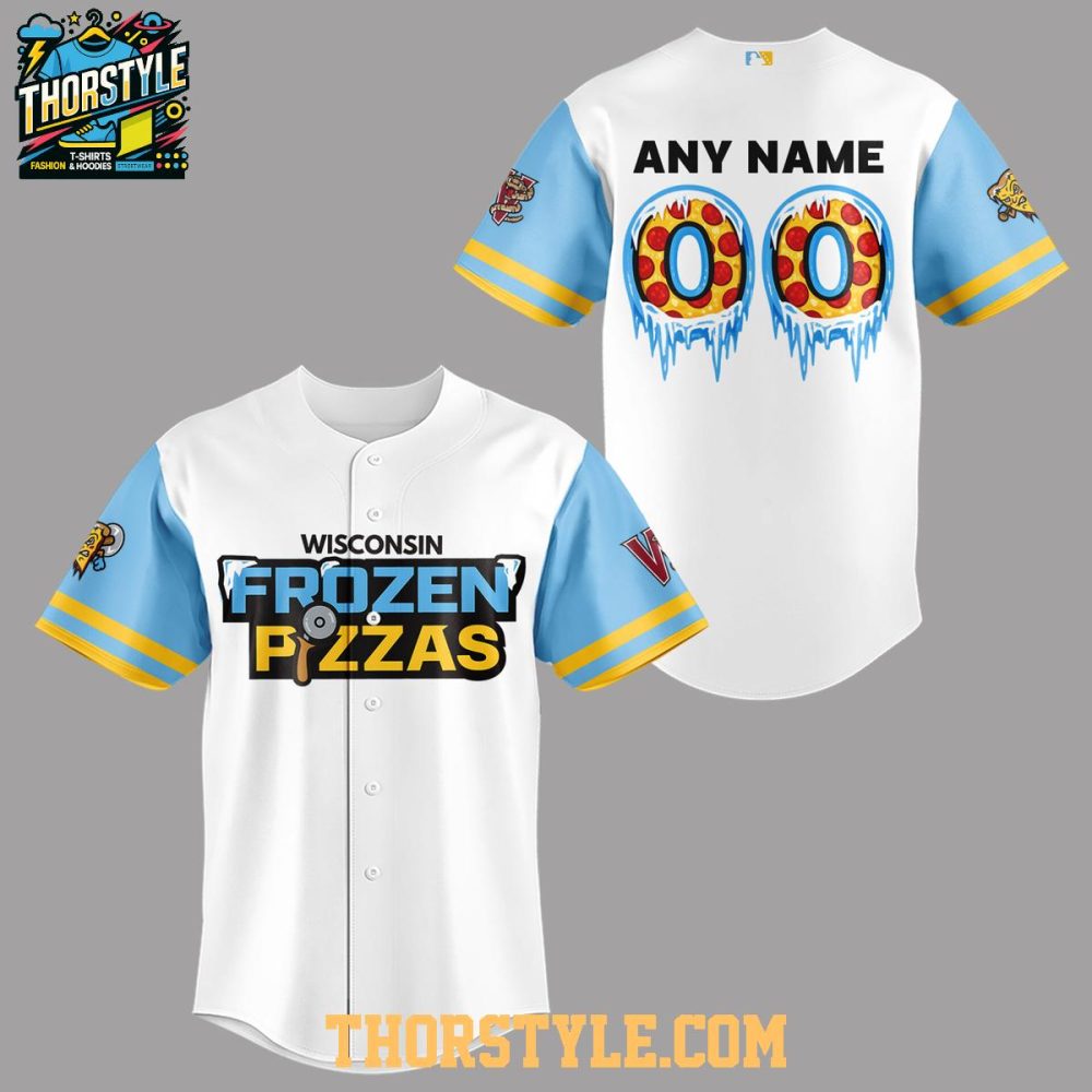 Wisconsin Timber Rattlers Frozen Pizzas 2026 Night Personalized Baseball Jersey - Image 2
