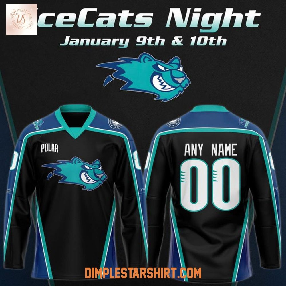 Worcester Railers Icecats Night Hockey Jersey