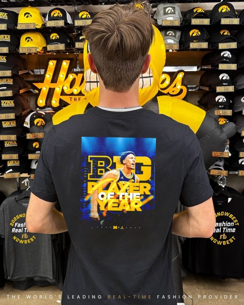 Yaxel Lendeborg Win Big Ten Player Of The Year Shirt - Image 2