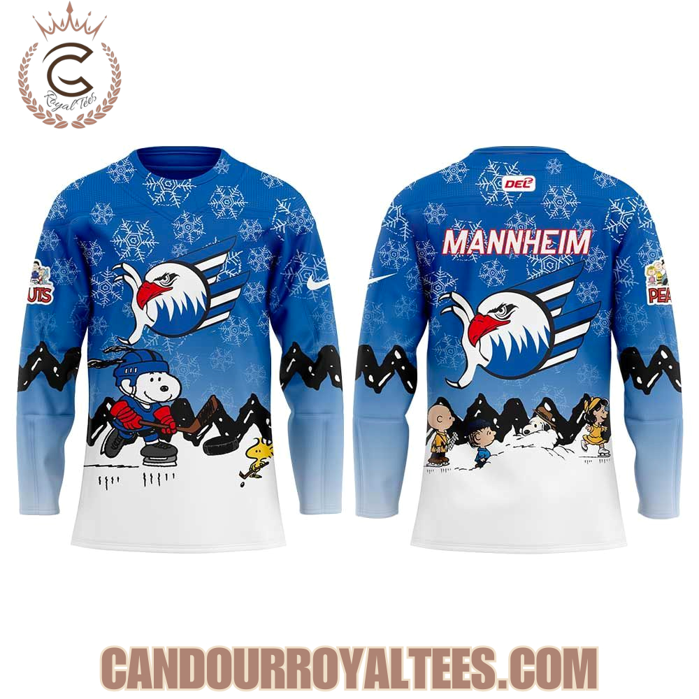 Adler Mannheim X Snoopy And Peanuts Hockey Jersey - Image 2