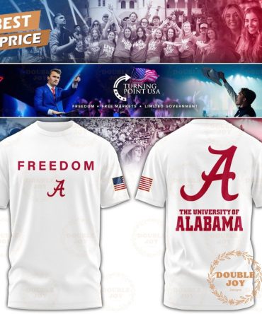 Alabama Crimson Tide X Turning Point Usa 2025 Freedom T-Shirt, Hoodie