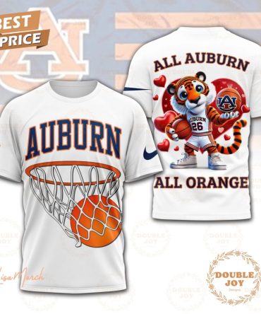 All Auburn Tigers Basketball Ncaa "All Orange" 2025 T-Shirt, Hoodie