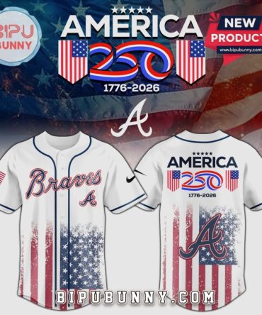 Celebrate America 250: Braves Jersey - Limited Edition 1776-2026 Patriotic Design