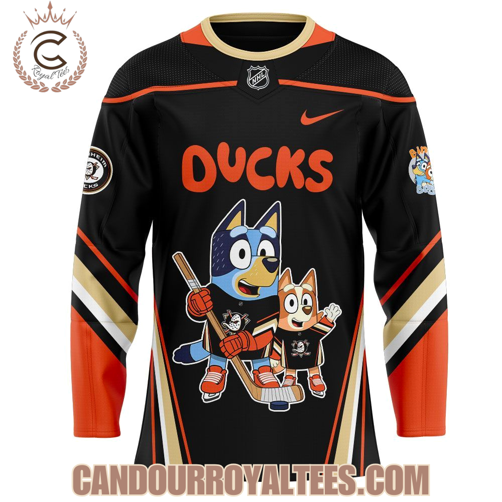 Anaheim Ducks Bluey And Bingo Jersey - Image 2