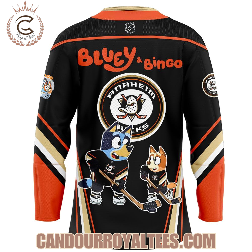 Anaheim Ducks Bluey And Bingo Jersey - Image 3