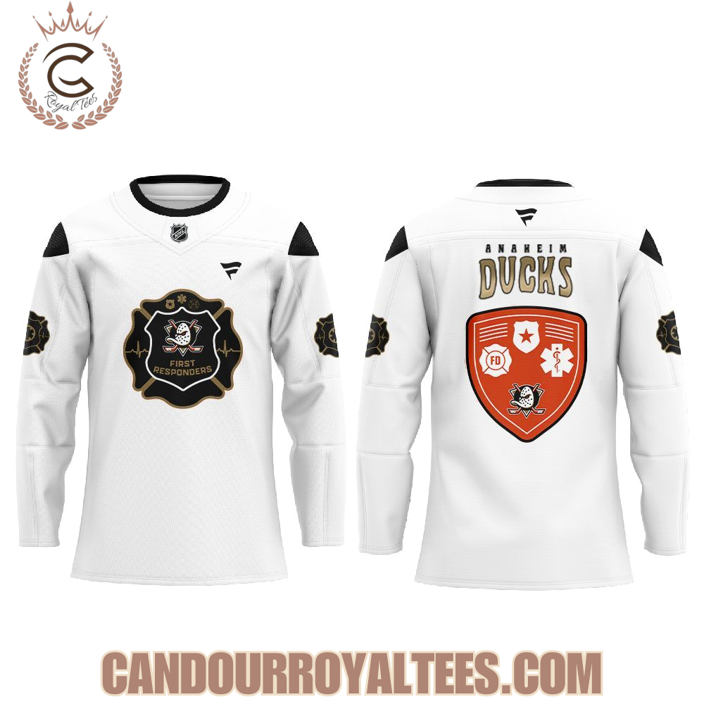 Anaheim Ducks First Responders Night 2026 Hockey Jersey - Image 2