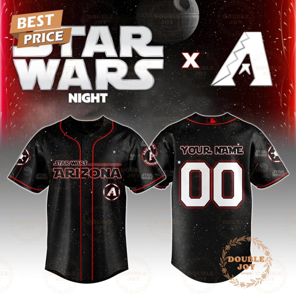Arizona Diamondbacks Star Wars 2025 Custom Name Limited Edition Baseball Jersey