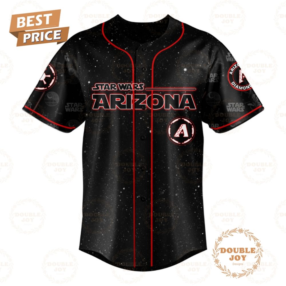 Arizona Diamondbacks Star Wars 2025 Custom Name Limited Edition Baseball Jersey - Image 2