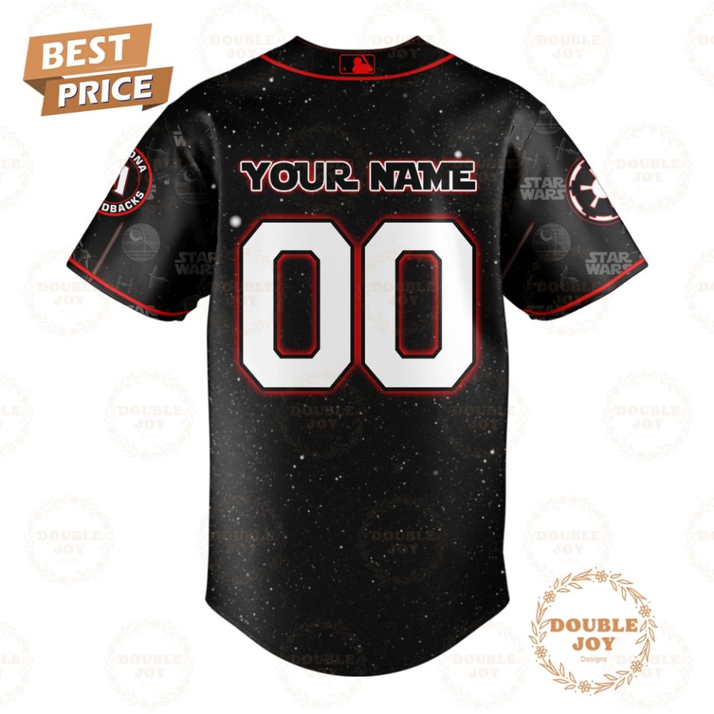 Arizona Diamondbacks Star Wars 2025 Custom Name Limited Edition Baseball Jersey - Image 3