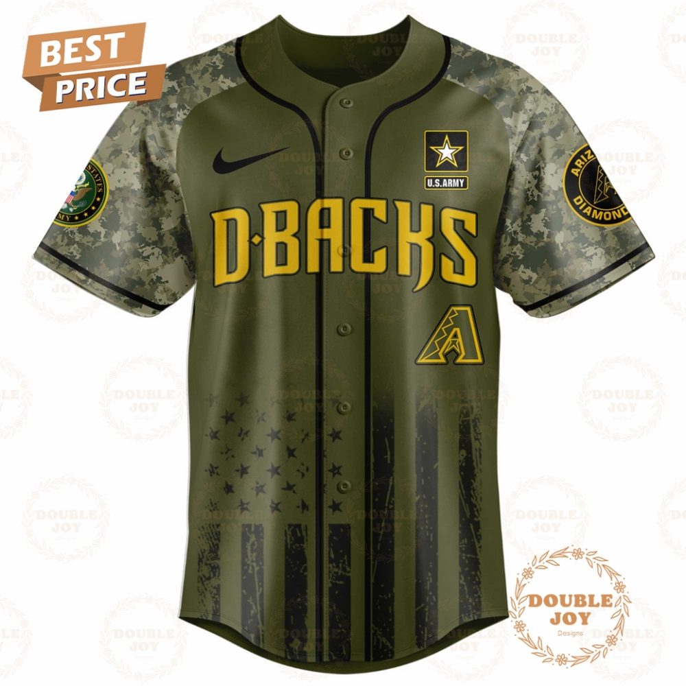 Arizona Diamondbacks U.S. Army'S 250Th Limited Edition Baseball Jersey - Image 2