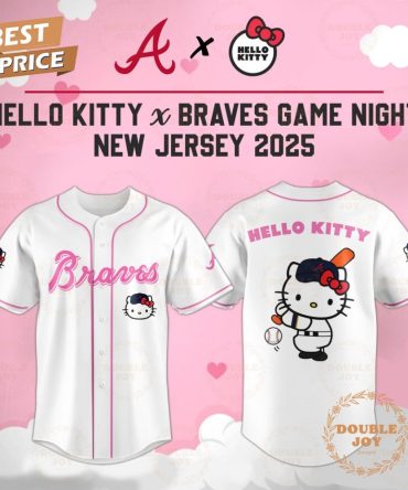 Atlanta Braves Hello Kitty X Cubs Game Night 2025 New Limited Edition Baseball Jersey