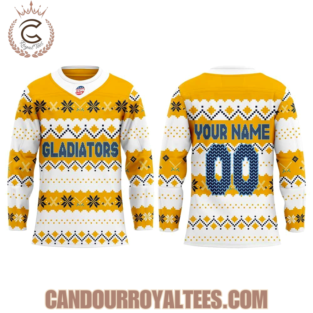 Atlanta Gladiators Holiday Details Hockey Jersey - Image 2