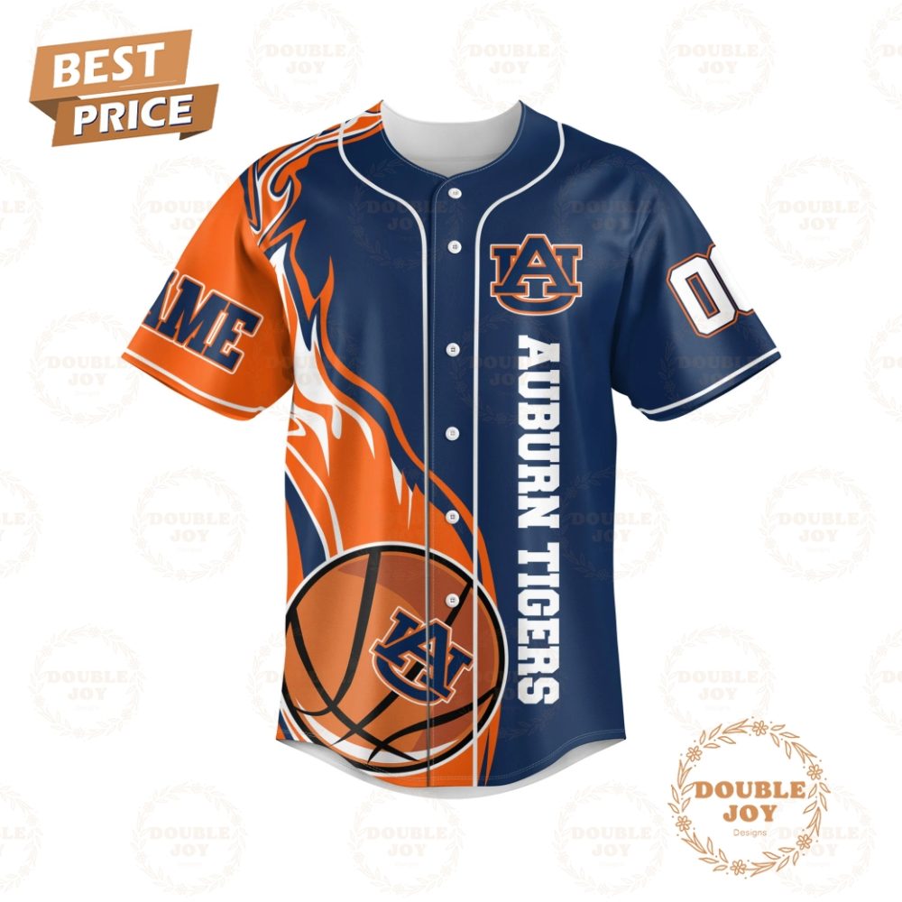 Auburn Tigers Damn Right I Am An Auburn Fan Win Or Lose 2025 Custom Name Limited Edition Baseball Jersey - Image 2