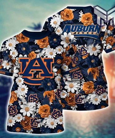 Auburn Tigers Ncaa All Over 3D Printed Shirts