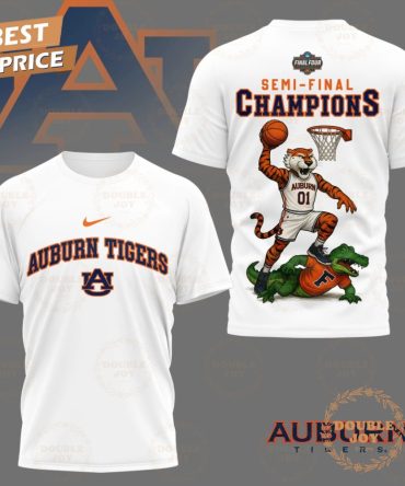 Auburn Tigers Semi-Final Champions Limited Edition T-Shirt, Hoodie - White