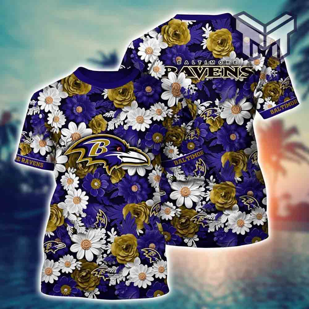 Baltimore Ravens All Over 3D Printed Shirts - Image 2