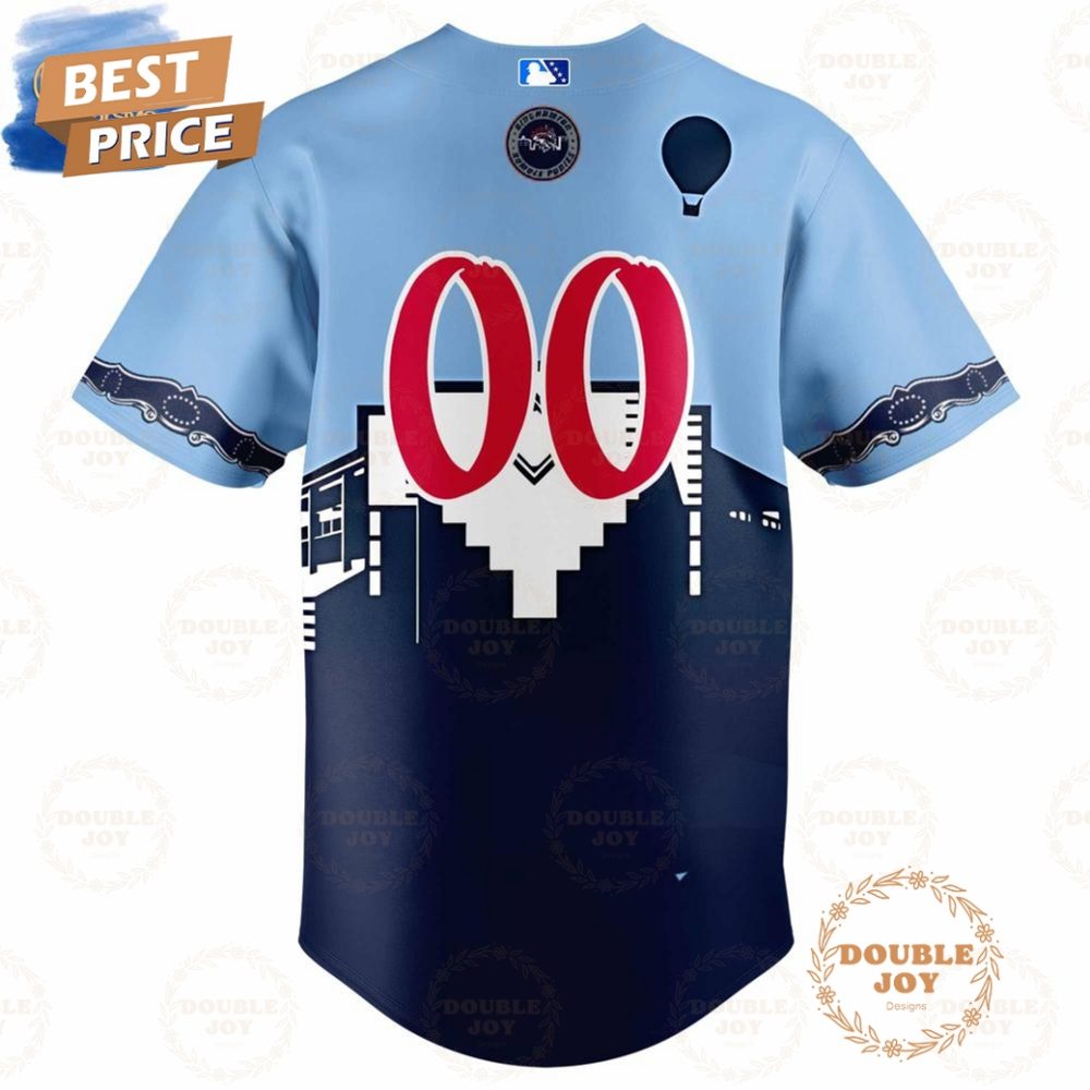 Binghamton Rumble Ponies Independence Day 2025 Custom Name Baseball Jersey - Image 3