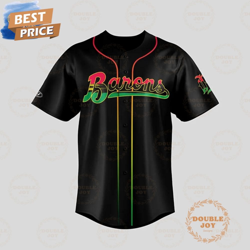 Birmingham Barons Juneteenth Specialty Day Custom Name 2025 Baseball Jersey - Image 2