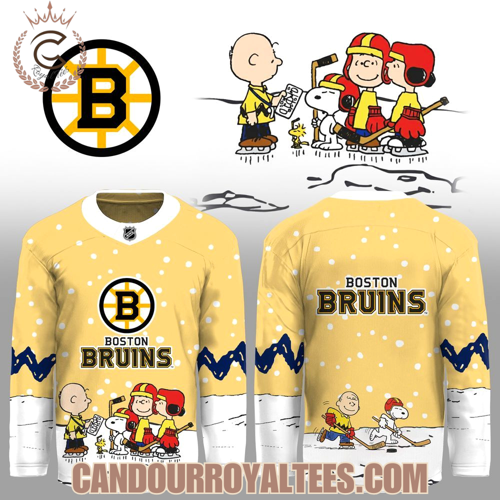 Boston Bruins X Snoopy 2025 Jersey