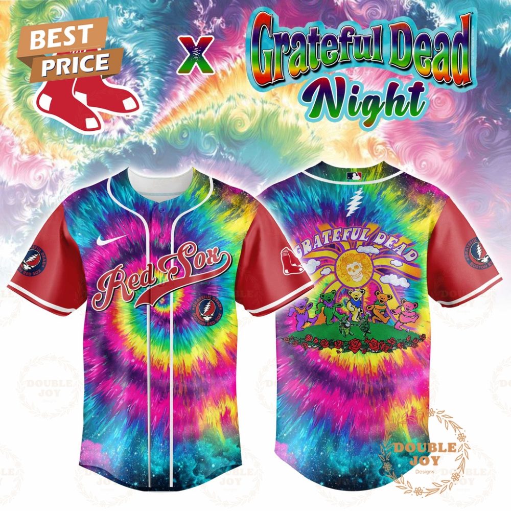 Boston Red Sox Grateful Dead Night 2025 New Special Edition Baseball Jersey