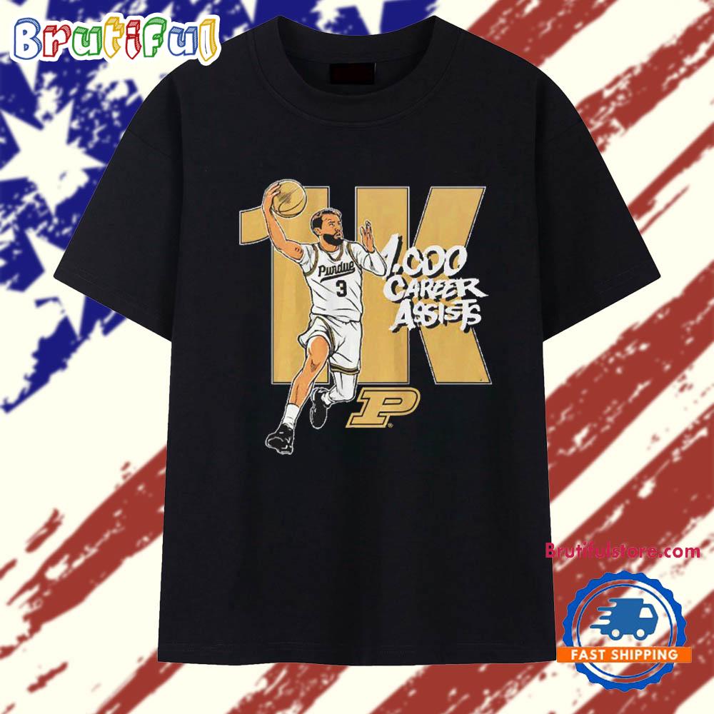 Braden Smith 1000 Career Assists Purdue Boilermakers T Shirt