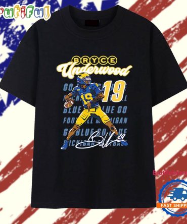 Bryce Underwood Michigan Wolverines Football Signature 2026 T Shirt