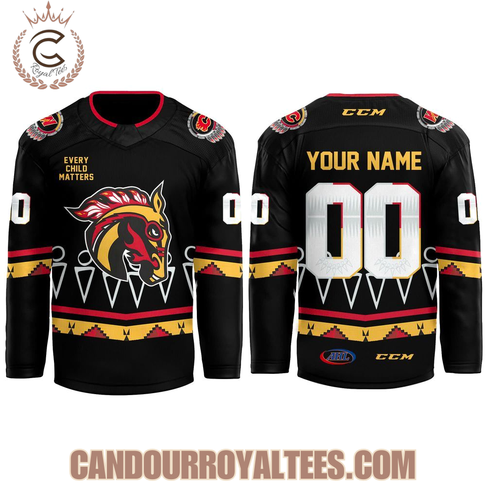 Calgary Wranglers Indigenous Heritage Hockey Jersey - Image 2
