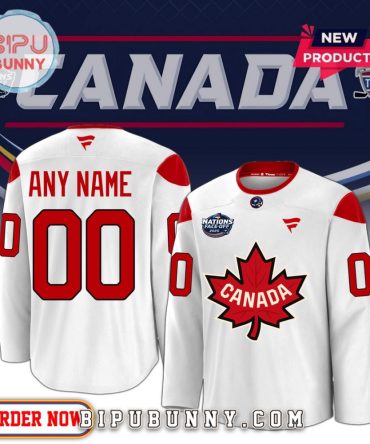 Canada 2025 Nations Face-Off Custom Second Hockey Jersey