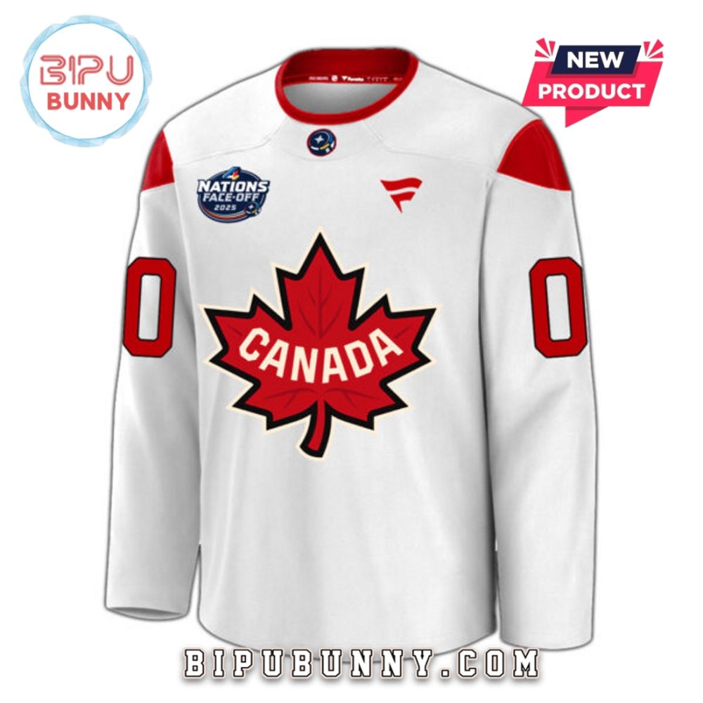 Canada 2025 Nations Face-Off Custom Second Hockey Jersey - Image 2